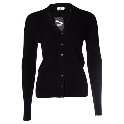 fendi black cardigan|fendi cardigan sale.